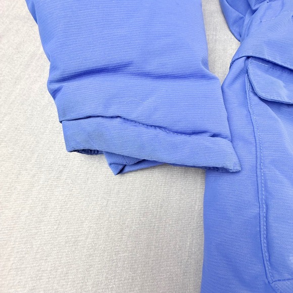 Columbia Girls Blue Omni-Heat Winter Jacket Hooded Faux Fur Trim Size M 10/12 - Picture 3 of 7